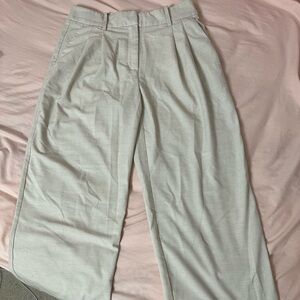 Oak + Fort Wide Leg Tan Linen Pants
Size 6